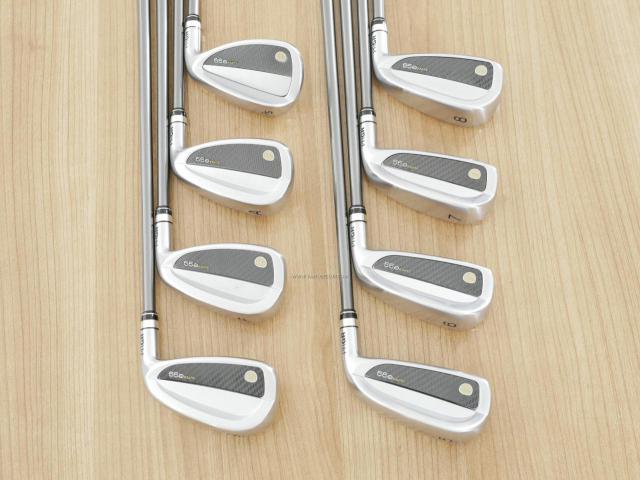 Iron set : PRGR : ชุดเหล็กกระเทย PRGR Super Egg Iron (รุ่นปี 2023 ตัวท๊อปสุด หน้าเด้งเกินกฏ ใช้แข่งไม่ได้ ตีไกลมากๆ) มีเหล็ก 5-Pw,Aw,As (8 ชิ้น) ก้านกราไฟต์ Flex R (M-37)