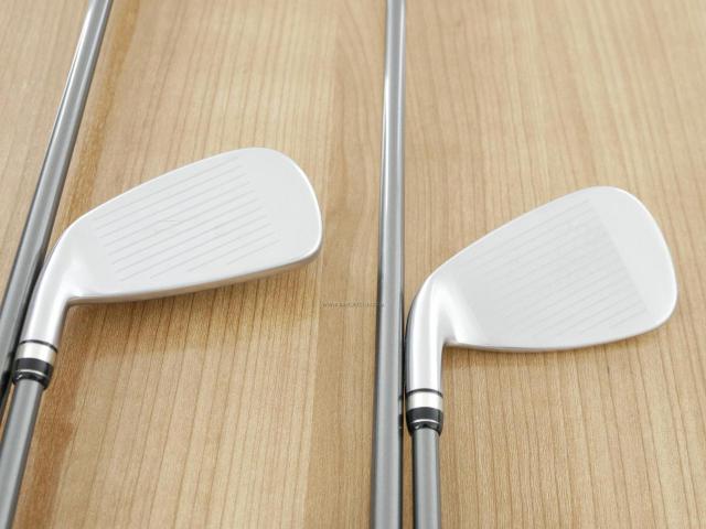 Iron set : PRGR : ชุดเหล็กกระเทย PRGR Super Egg Iron (รุ่นปี 2023 ตัวท๊อปสุด หน้าเด้งเกินกฏ ใช้แข่งไม่ได้ ตีไกลมากๆ) มีเหล็ก 5-Pw,Aw,As (8 ชิ้น) ก้านกราไฟต์ Flex R (M-37)