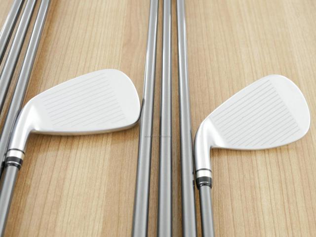 Iron set : PRGR : ชุดเหล็กกระเทย PRGR Super Egg Iron (รุ่นปี 2023 ตัวท๊อปสุด หน้าเด้งเกินกฏ ใช้แข่งไม่ได้ ตีไกลมากๆ) มีเหล็ก 5-Pw,Aw,As (8 ชิ้น) ก้านกราไฟต์ Flex R (M-37)