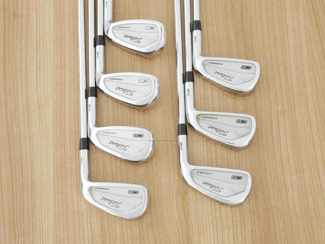 Iron set : Titleist : ชุดเหล็ก Titleist 718 CB Forged (ออกปี 2018) มีเหล็ก 4-Pw (7 ชิ้น) ก้านเหล็ก NS Pro ZELOS 8 Flex S