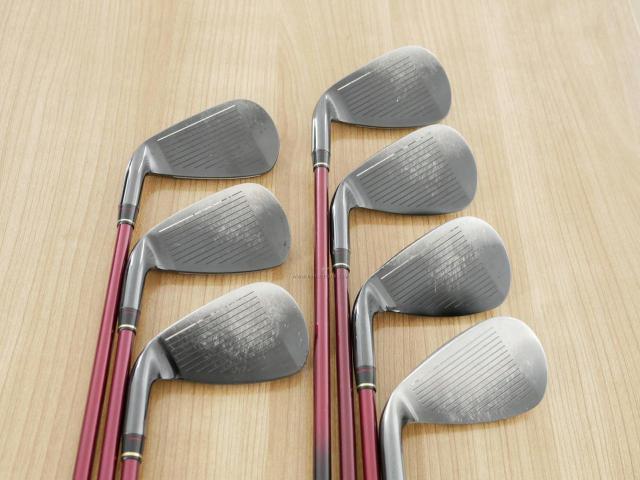 Iron set : Kasco : ชุดเหล็ก Kasco Royal (รุ่นท๊อปสุด ตีง่าย ไกลมาก หายากมากๆๆ) มีเหล็ก 6-Pw,Aw,Sw (7 ชิ้น) ก้านกราไฟต์ FLex R