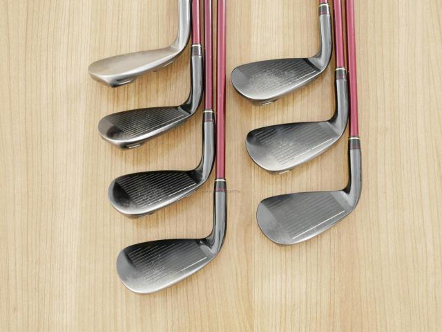 Iron set : Kasco : ชุดเหล็ก Kasco Royal (รุ่นท๊อปสุด ตีง่าย ไกลมาก หายากมากๆๆ) มีเหล็ก 6-Pw,Aw,Sw (7 ชิ้น) ก้านกราไฟต์ FLex R