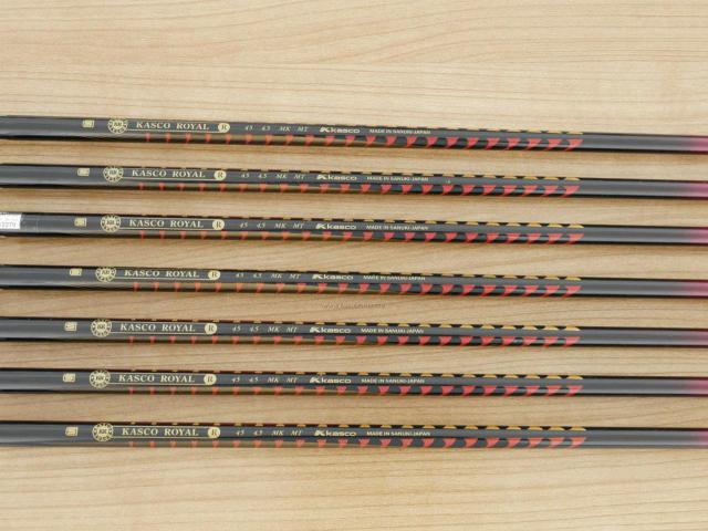 Iron set : Kasco : ชุดเหล็ก Kasco Royal (รุ่นท๊อปสุด ตีง่าย ไกลมาก หายากมากๆๆ) มีเหล็ก 6-Pw,Aw,Sw (7 ชิ้น) ก้านกราไฟต์ FLex R