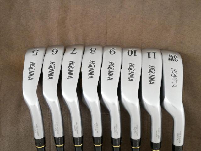 Iron set : Honma : **ก้าน 3 ดาว** ชุดเหล็ก Honma TwinMarks MG818 (รุ่นหายากก) มีเหล็ก 5-11,Sw (8 ชิ้น) ก้านกราไฟต์ ARMRQ 851 Flex R (3 ดาว)