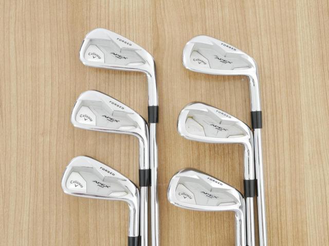 Iron set : Callaway : **มีตำหนิ** ชุดเหล็ก Callaway APEX Pro Forged (ออกปี 2019) มีเหล็ก 5-Pw (6 ชิ้น) ก้านเหล็ก NS Pro Modus 105 Flex S