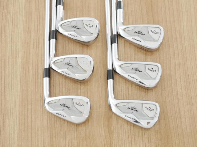 Iron set : Callaway : **มีตำหนิ** ชุดเหล็ก Callaway APEX Pro Forged (ออกปี 2019) มีเหล็ก 5-Pw (6 ชิ้น) ก้านเหล็ก NS Pro Modus 105 Flex S
