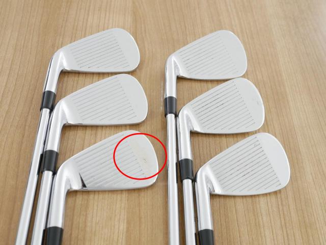 Iron set : Callaway : **มีตำหนิ** ชุดเหล็ก Callaway APEX Pro Forged (ออกปี 2019) มีเหล็ก 5-Pw (6 ชิ้น) ก้านเหล็ก NS Pro Modus 105 Flex S