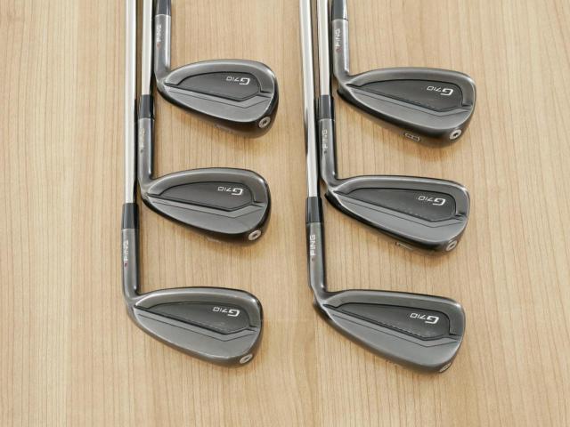 Iron set : Ping : ชุดเหล็ก Ping G710 (ปี 2021 Japan Spec. ใบใหญ่ ง่ายที่สุด ไกลที่สุดของ Ping) มีเหล็ก 6-Pw,Aw (6 ชิ้น) ก้านกราไฟต์ UST Mamiya ATTAS 60 Flex R