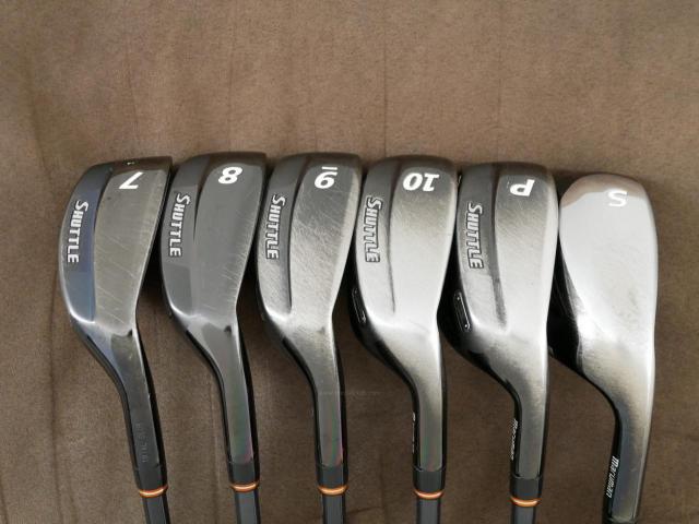 Iron set : Maruman : ชุดเหล็กกระเทย Maruman Shuttle i3000x มีเหล็ก 7-10,Pw,Sw (6 ชิ้น เทียบเท่า 6-Pw,Sw) ก้านกราไฟต์ Flex R 