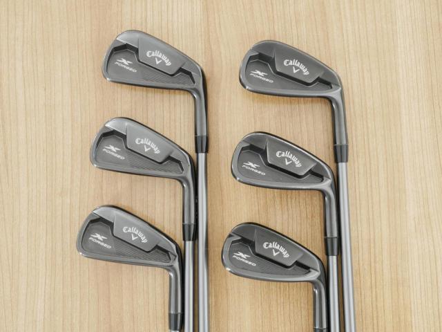 Iron set : Callaway : ชุดเหล็ก Callaway X Forged Star Black Limited (ออกปี 2021 หายากมากๆ) มีเหล็ก 5-Pw (6 ชิ้น) ก้านกราไฟต์ Fujikura MC 70 Flex R