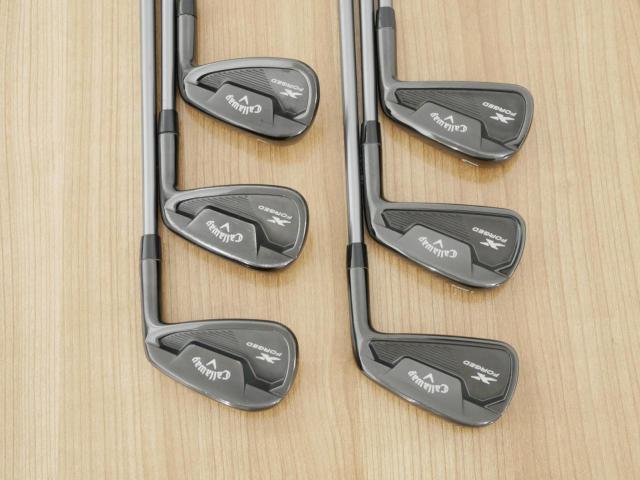 Iron set : Callaway : ชุดเหล็ก Callaway X Forged Star Black Limited (ออกปี 2021 หายากมากๆ) มีเหล็ก 5-Pw (6 ชิ้น) ก้านกราไฟต์ Fujikura MC 70 Flex R