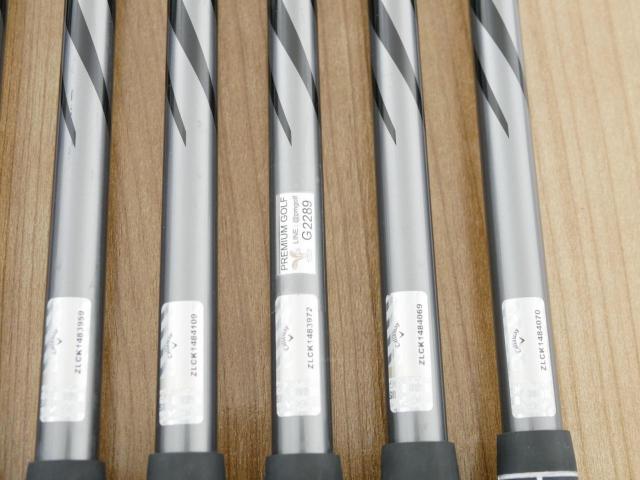 Iron set : Callaway : ชุดเหล็ก Callaway X Forged Star Black Limited (ออกปี 2021 หายากมากๆ) มีเหล็ก 5-Pw (6 ชิ้น) ก้านกราไฟต์ Fujikura MC 70 Flex R