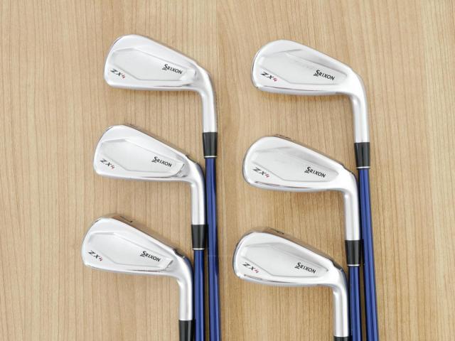 Iron set : Other Brand : ชุดเหล็ก Srixon ZX4 Face Forged (รุ่นปี 2021 ตีง่าย ไกล) มีเหล็ก 5-Pw (6 ชิ้น) ก้านกราไฟต์ Mitsubishi Diamana ZX 60 Flex R