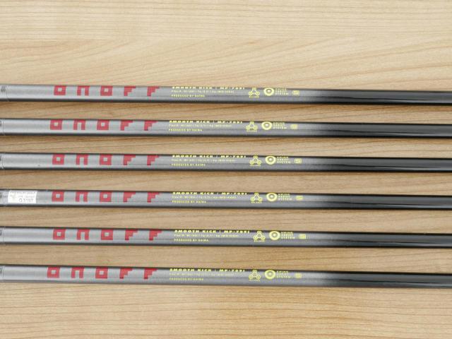 Iron set : Daiwa : ชุดเหล็ก Daiwa OnOff + (Forged) มีเหล็ก 5-Pw (6 ชิ้น) ก้านกราไฟต์ Flex R