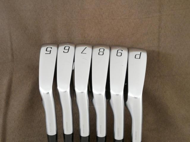 Iron set : Bridgestone : ชุดเหล็ก Bridgestone Tour B 201CB Forged (รุ่นปี 2021 นุ่ม แน่น คม) มีเหล็ก 5-Pw (6 ชิ้น) ก้านเหล็ก Shimada K'S 8001 Flex S
