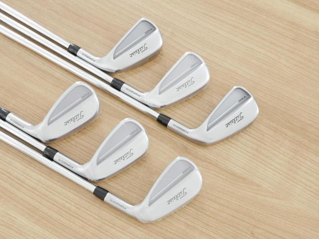 Iron set : Titleist : **ของใหม่** ชุดเหล็ก Titleist T100 Forged (รุ่นล่าสุด ออกปี 2025 นุ่ม แน่น คม) มีเหล็ก 5-Pw (6 ชิ้น) ก้านเหล็ก True Temper AMT White Flex S