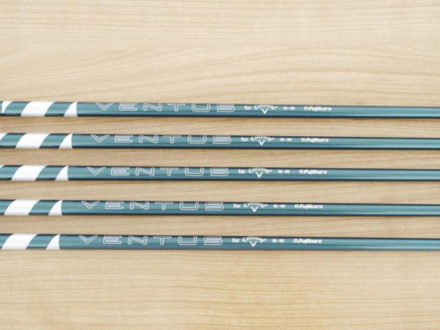 Iron set : Callaway : **ของใหม่ ยังไม่แกะพลาสติก** ชุดเหล็ก Callaway ELYTE (รุ่นล่าสุด ออกปี 2025 ตีง่ายมาก ไกล Japan Spec.) มีเหล็ก 6-Pw (5 ชิ้น) ก้านกราไฟต์ Fujikura VENTUS 5 Flex R