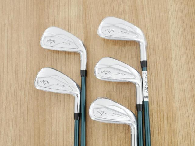 Iron set : Callaway : **ของใหม่ ยังไม่แกะพลาสติก** ชุดเหล็ก Callaway ELYTE (รุ่นล่าสุด ออกปี 2025 ตีง่ายมาก ไกล Japan Spec.) มีเหล็ก 6-Pw (5 ชิ้น) ก้านกราไฟต์ Fujikura VENTUS 5 Flex R