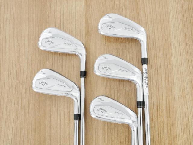 Iron set : Callaway : **ของใหม่ ยังไม่แกะพลาสติก** ชุดเหล็ก Callaway ELYTE Max Fast (รุ่นล่าสุด ออกปี 2025 ตีง่ายมาก ไกล Japan Spec.) มีเหล็ก 6-Pw (5 ชิ้น) ก้านเหล็ก NS Pro ZELOS 7 Flex R