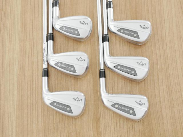 Iron set : Callaway : **ของใหม่ ยังไม่แกะพลาสติก** ชุดเหล็ก Callaway APEX Ai200 Forged (รุ่นล่าสุด ออกปี 2024) มีเหล็ก 5-Pw (6 ชิ้น) ก้านเหล็ก NS Pro ZELOS 7 Flex S