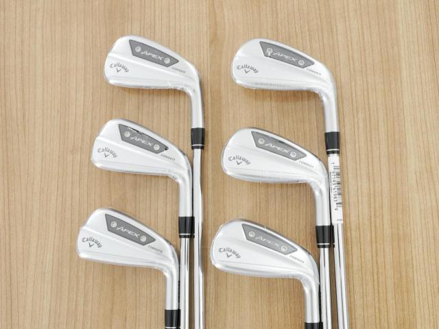Iron set : Callaway : **ของใหม่ ยังไม่แกะพลาสติก** ชุดเหล็ก Callaway APEX Ai200 Forged (รุ่นล่าสุด ออกปี 2024) มีเหล็ก 5-Pw (6 ชิ้น) ก้านเหล็ก NS Pro ZELOS 7 Flex S