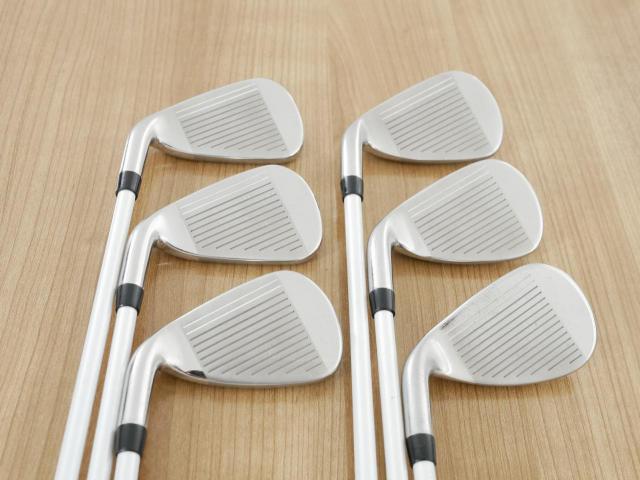 Lady club : All : ชุดเหล็ก Callaway Rogue Star CF18 (ออกปี 2018 ตีง่าย ไกลมากๆ) มีเหล็ก 6-Pw,Sw (6 ชิ้น) ก้านกราไฟต์ Mitsubishi FUBUKI 40 Flex L