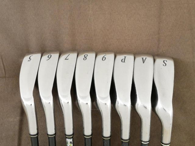 Iron set : XXIO : ชุดเหล็ก XXIO Prime 6 (รุ่นท๊อปสุด หน้าเด้ง) มีเหล็ก 5-Pw,Aw,Sw (8 ชิ้น) ก้าน SP-600 Flex R