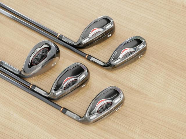 Iron set : Maruman : ชุดเหล็กกระเทย Maruman Shuttle i3000x มีเหล็ก 7-Pw,Sw (5 ชิ้น) ก้านกราไฟต์ Flex R 