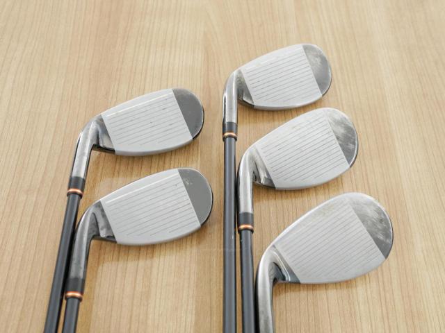 Iron set : Maruman : ชุดเหล็กกระเทย Maruman Shuttle i3000x มีเหล็ก 7-Pw,Sw (5 ชิ้น) ก้านกราไฟต์ Flex R 