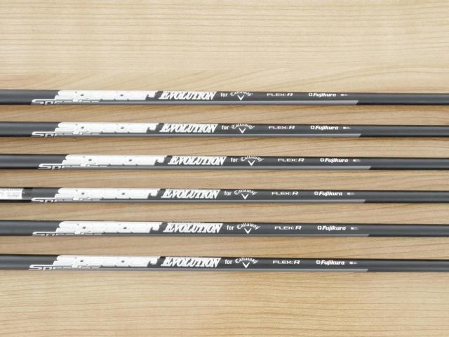 Iron set : Callaway : ชุดเหล็ก Callaway APEX Forged (ปี 2020) มีเหล็ก 5-Pw (6 ชิ้น) ก้านกราไฟต์ Fujikura Speeder Evolution Flex R