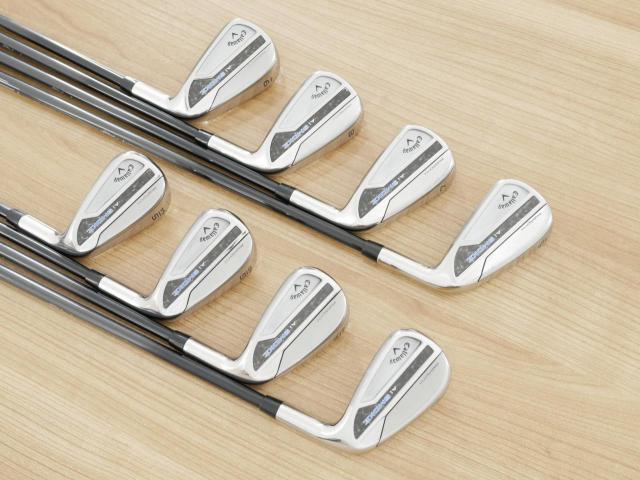 Iron set : Callaway : ชุดเหล็ก Callaway Paradym Ai Smoke (ออกปี 2024 ตีง่ายมาก ไกล Japan Spec.) มีเหล็ก 6-Pw,Aw,Gw,Sw (8 ชิ้น) ก้านกราไฟต์ Fujikura TENSEI 50 Flex R