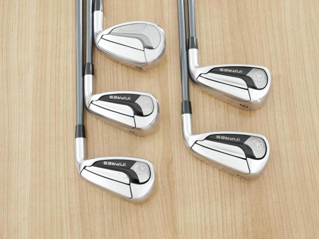 Iron set : Yamaha : ชุดเหล็ก Yamaha Inpres DriveStar Type D (รุ่นล่าสุด ปี 2025 ตีไกลที่สุด ไกลกว่าเหล็กทั่วไป 2 เบอร์ หน้าเด้งมากๆ) มีเหล็ก 7-Pw,Aw (5 ชิ้น) ก้านกราไฟต์ Fujikura Speeder NX M-425i Flex R