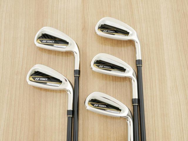 Iron set : Yonex : ชุดเหล็ก Yonex Royal E-Zone (รุ่นล่าสุด ปี 2024 หน้าเด้งสุดๆ ตีไกลสุดๆ) มีเหล็ก 6-Pw (5 ชิ้น) ก้านกราไฟต์ Flex SR
