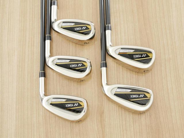 Iron set : Yonex : ชุดเหล็ก Yonex Royal E-Zone (รุ่นล่าสุด ปี 2024 หน้าเด้งสุดๆ ตีไกลสุดๆ) มีเหล็ก 6-Pw (5 ชิ้น) ก้านกราไฟต์ Flex SR
