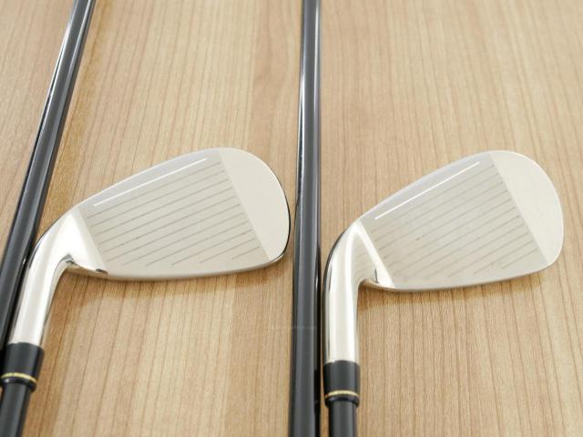 Iron set : Yonex : ชุดเหล็ก Yonex Royal E-Zone (รุ่นล่าสุด ปี 2024 หน้าเด้งสุดๆ ตีไกลสุดๆ) มีเหล็ก 6-Pw (5 ชิ้น) ก้านกราไฟต์ Flex SR