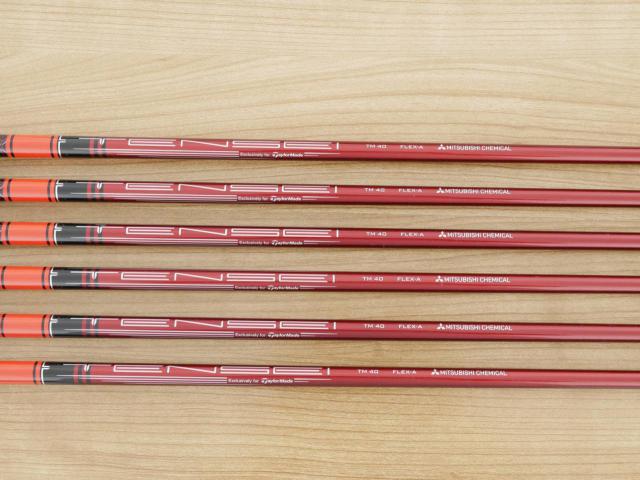 Lady club : All : ชุดเหล็ก Taylormade Stealth (รุ่นปี 2023 Japan Spec.) มีเหล็ก 7-Pw,Aw,Sw (6 ชิ้น) ก้านกราไฟต์ Mitsubishi Tensei TM40 Flex A (Lady)