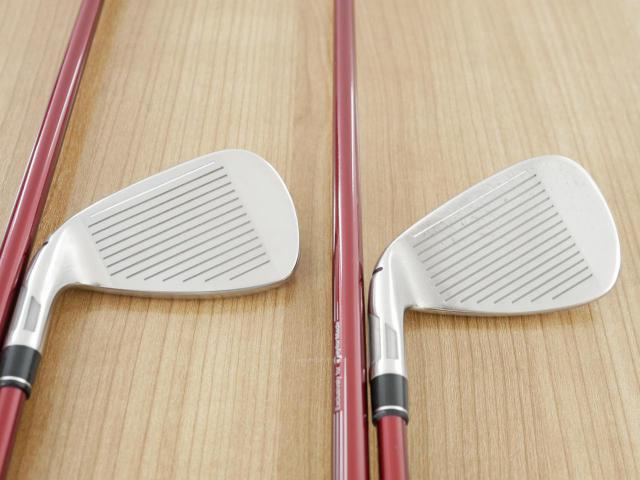 Lady club : All : ชุดเหล็ก Taylormade Stealth (รุ่นปี 2023 Japan Spec.) มีเหล็ก 7-Pw,Aw,Sw (6 ชิ้น) ก้านกราไฟต์ Mitsubishi Tensei TM40 Flex A (Lady)