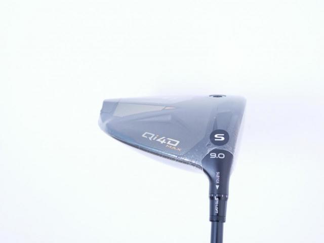 Driver : Taylormade : **ของใหม่ ยังไม่แกะพลาสติก** ไดรเวอร์ Taylormade Qi4D MAX (รุ่นใหม่ล่าสุด ออกปี 2026) Loft 9 ก้าน Mitsubishi REAX 50 Flex S