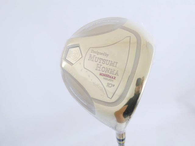 Driver : Other Brand : **ของใหม่ ยังไม่แกะพลาสติก** ไดรเวอร์ Mutsumi Honma MH488Max (หัวขนาด 488cc. หน้าเด้งเกินกฏ) Loft 10.5 Flex SR