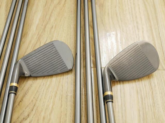 Iron set : Tourstage : ชุดเหล็ก Tourstage EXE Super Premium (ตัวท้อปสุด หน้าเด้ง) มีเหล็ก 5-Pw,Aw,Sw (8 ชิ้น) ก้านกราไฟต์ Flex R