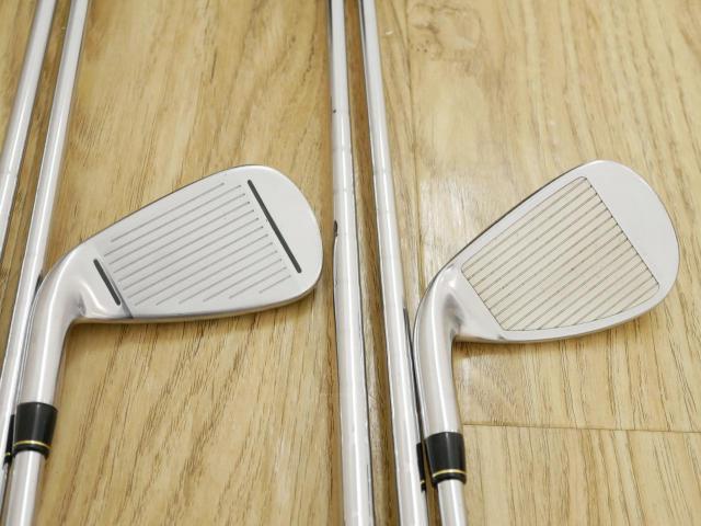 Iron set : Taylormade : ชุดเหล็ก Taylormade Gloire G (รุ่นท๊อปสุด ตีไกลมากๆ เหล็ก 7 Loft 26.5 หน้าเด้ง) มีเหล็ก 6-Pw,Aw (6 ชิ้น) ก้านเหล็ก NS Pro 830 Flex S
