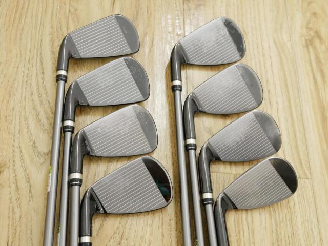 Iron set : PRGR : ชุดเหล็กกระเทย PRGR New Egg Iron (รุ่นปี 2017 ตีง่ายและไกลมาก) มีเหล็ก 6-Pw,Aw,As,Sw (8 ชิ้น) ก้านกราไฟต์ Flex SR (M-40)