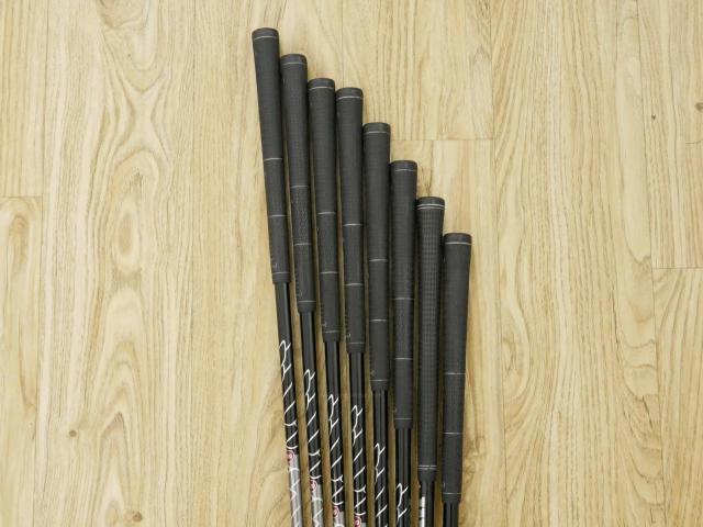 Iron set : PRGR : ชุดเหล็กกระเทย PRGR New Egg Iron (รุ่นปี 2017 ตีง่ายและไกลมาก) มีเหล็ก 6-Pw,Aw,As,Sw (8 ชิ้น) ก้านกราไฟต์ Flex SR (M-40)