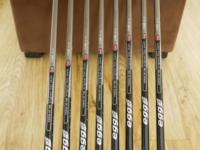 Iron set : PRGR : ชุดเหล็กกระเทย PRGR New Egg Iron (รุ่นปี 2017 ตีง่ายและไกลมาก) มีเหล็ก 6-Pw,Aw,As,Sw (8 ชิ้น) ก้านกราไฟต์ Flex SR (M-40)
