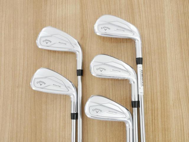 Iron set : Callaway : **ของใหม่ ยังไม่แกะพลาสติก** ชุดเหล็ก Callaway ELYTE (ออกปี 2025 ตีง่ายมาก ไกล Japan Spec.) มีเหล็ก 6-Pw (5 ชิ้น) ก้านเหล็ก NS Pro Zelos 7 Flex S