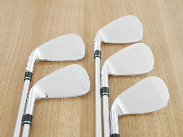 Lady club : All : **ของใหม่ ยังไม่แกะพลาสติก** ชุดเหล็ก Taylormade SIM GLOIRE (รุ่นปี 2021 รุ่นท๊อปสุด Japan Spec) มีเหล็ก 7-Pw,Sw (5 ชิ้น) ก้าน Fujikura Air Speeder Flex A (Lady)