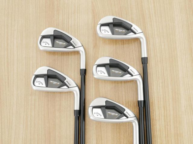 Iron set : Callaway : ชุดเหล็ก Callaway Rogue ST Max (ออกปี 2022 ตีง่าย ไกลมาก) มีเหล็ก 6-Pw (5 ชิ้น) ก้านกราไฟต์ Mitsubishi TENSEI CR 55 Flex R