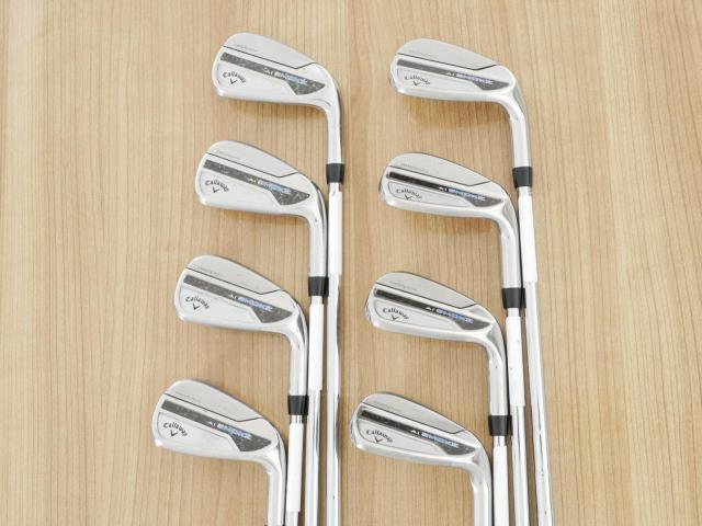 Iron set : Callaway : ชุดเหล็ก Callaway Paradym Ai Smoke (ออกปี 2024 ตีง่ายมาก ไกล Japan Spec.) มีเหล็ก 6-Pw,Aw,Gw,Sw (8 ชิ้น) ก้านเหล็ก NS Pro 950 NEO Flex S