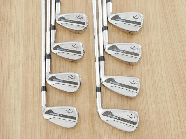 Iron set : Callaway : ชุดเหล็ก Callaway Paradym Ai Smoke (ออกปี 2024 ตีง่ายมาก ไกล Japan Spec.) มีเหล็ก 6-Pw,Aw,Gw,Sw (8 ชิ้น) ก้านเหล็ก NS Pro 950 NEO Flex S