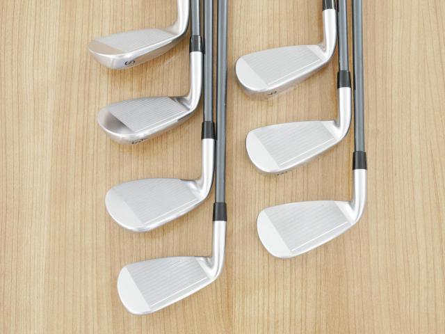 Iron set : Yamaha : ชุดเหล็ก Yamaha Inpres DriveStar Type D (รุ่นล่าสุด ออกปี 2024 ตีไกลที่สุด ไกลกว่าเหล็กทั่วไป 2 เบอร์ หน้าเด้งมากๆ) มีเหล็ก 7-Pw,Aw,As,Sw (7 ชิ้น) ก้านกราไฟต์ Fujikura Speeder NX M-425i Flex SR